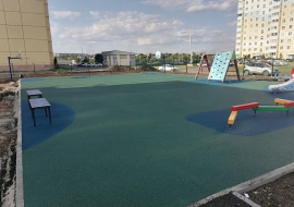 Площадка детская игровая в будущем садике г. Магнитогорск