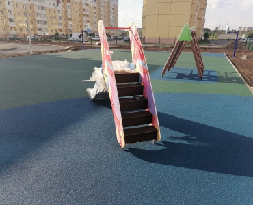 Площадка детская игровая в будущем садике г. Магнитогорск_4