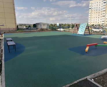 Площадка детская игровая в будущем садике г. Магнитогорск_1